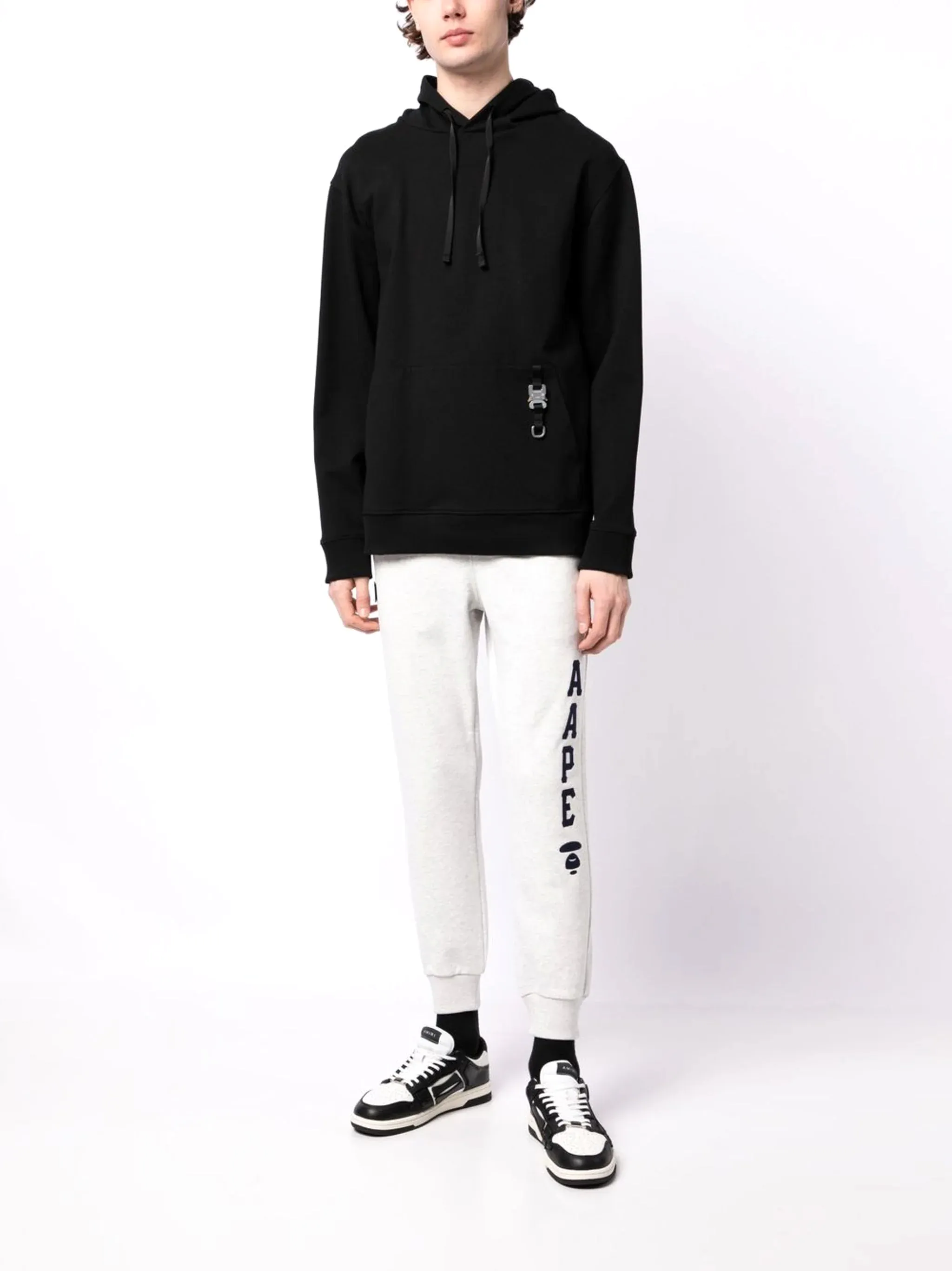 AAPE BY *A BATHING APE® Slim-Cut Logo-Print Track Pants