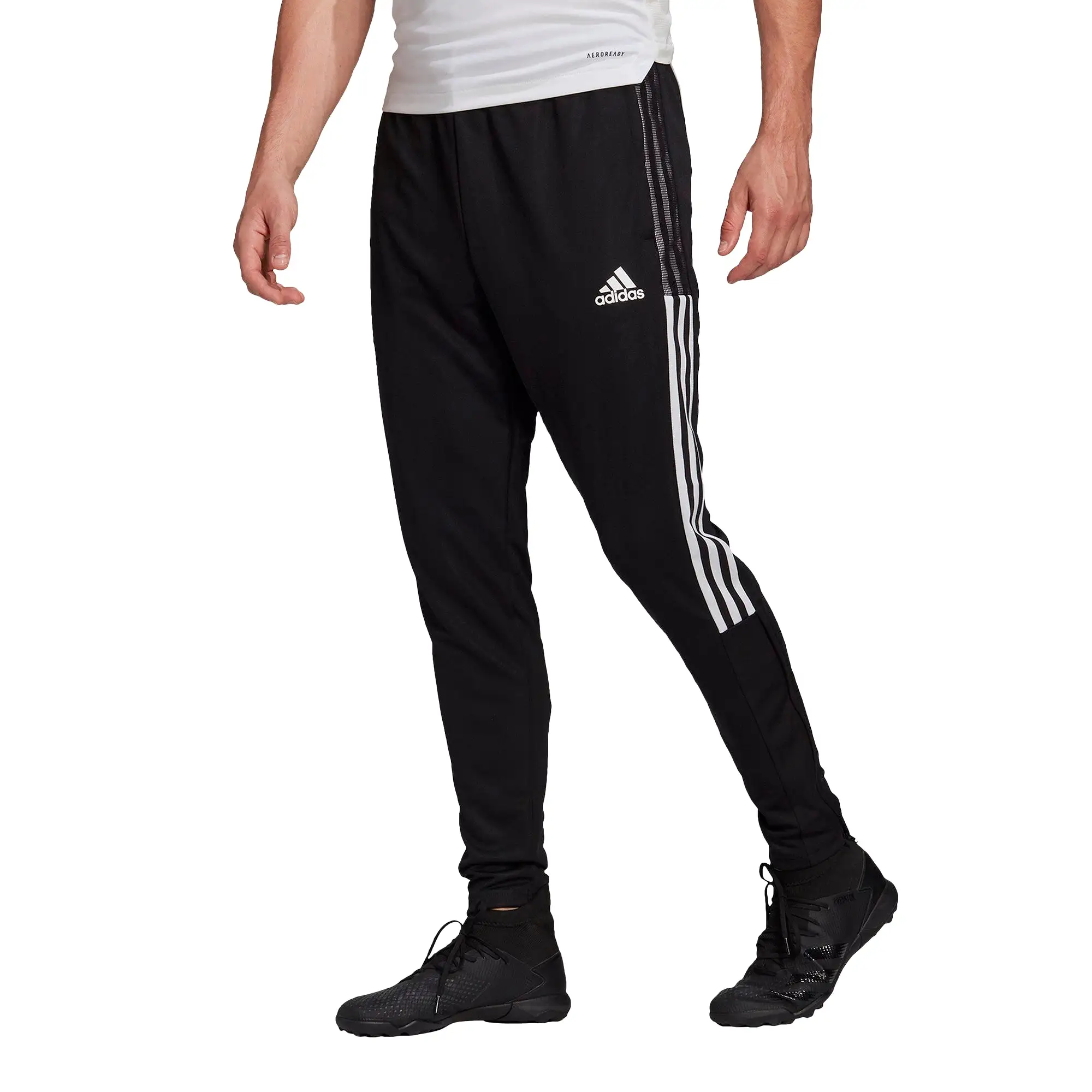 Adidas Adult Tiro 21 Track Pants (Black/White)