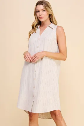 Allie Rose Pinstripe Dress