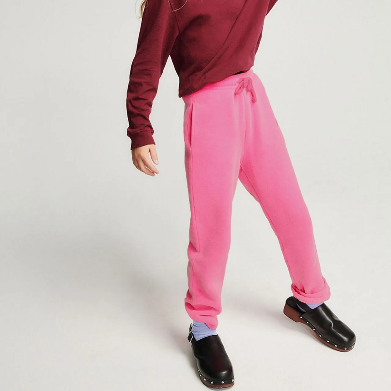 AMERICAN VINTAGE Izubird Logo Track Pants - Pink