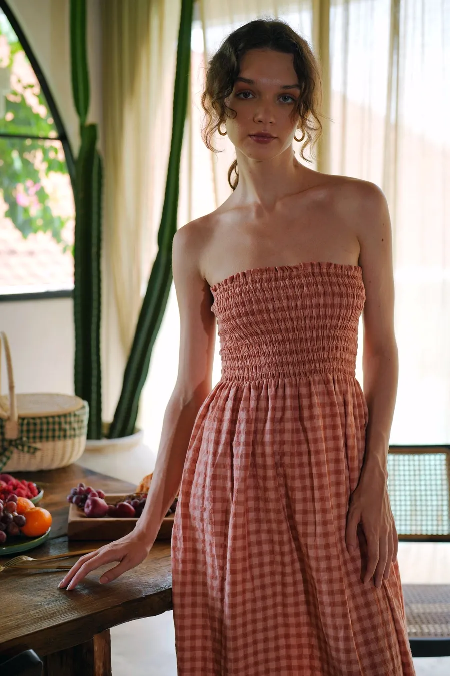 Ava Dress -- Persimmon