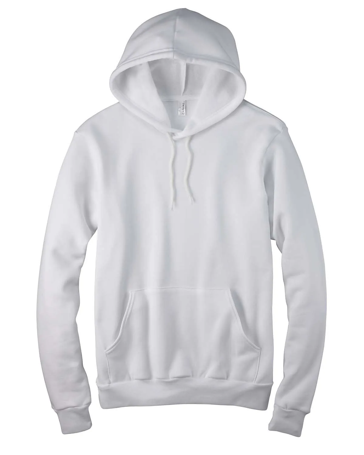 Bella + Canvas Unisex Sponge Fleece Pullover Hoodie 3719 White