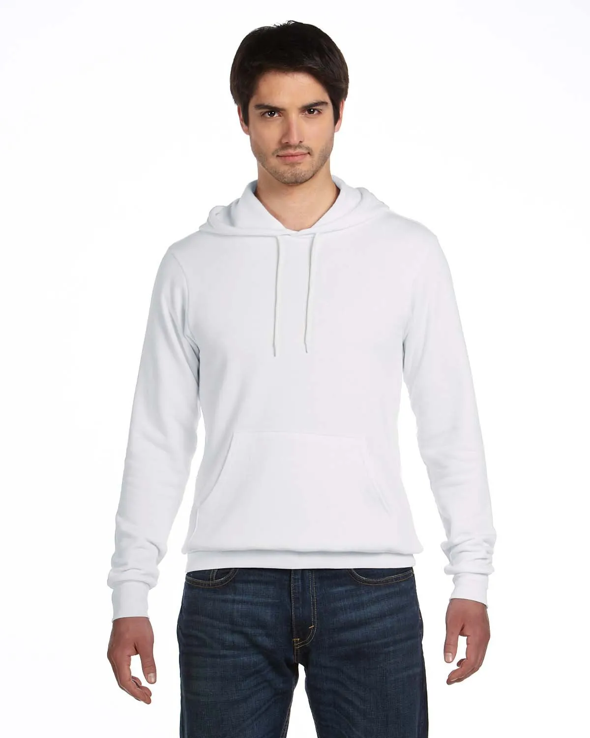 Bella + Canvas Unisex Sponge Fleece Pullover Hoodie 3719 White