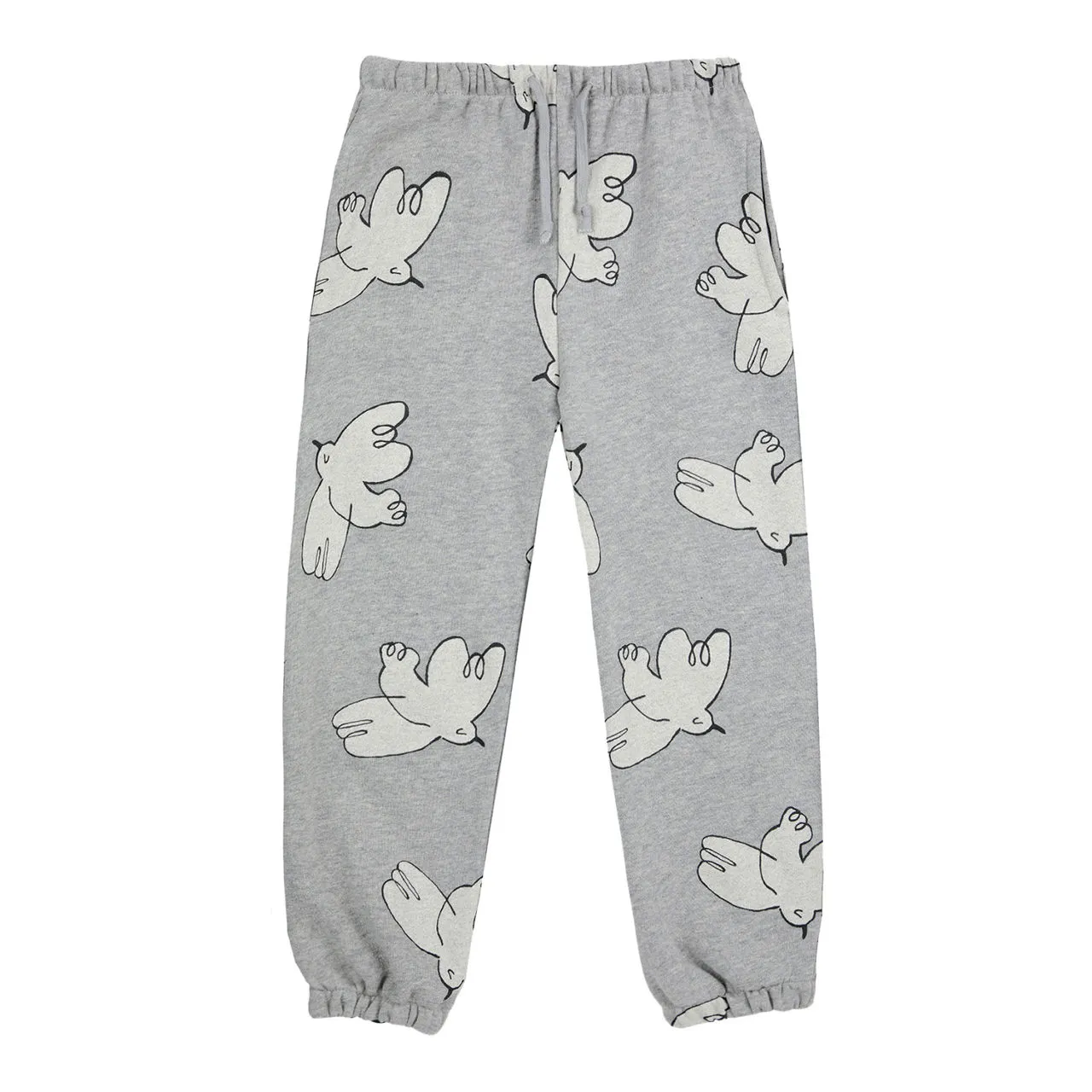 BOBO CHOSES Freedom Bird Track Pants - Light Grey