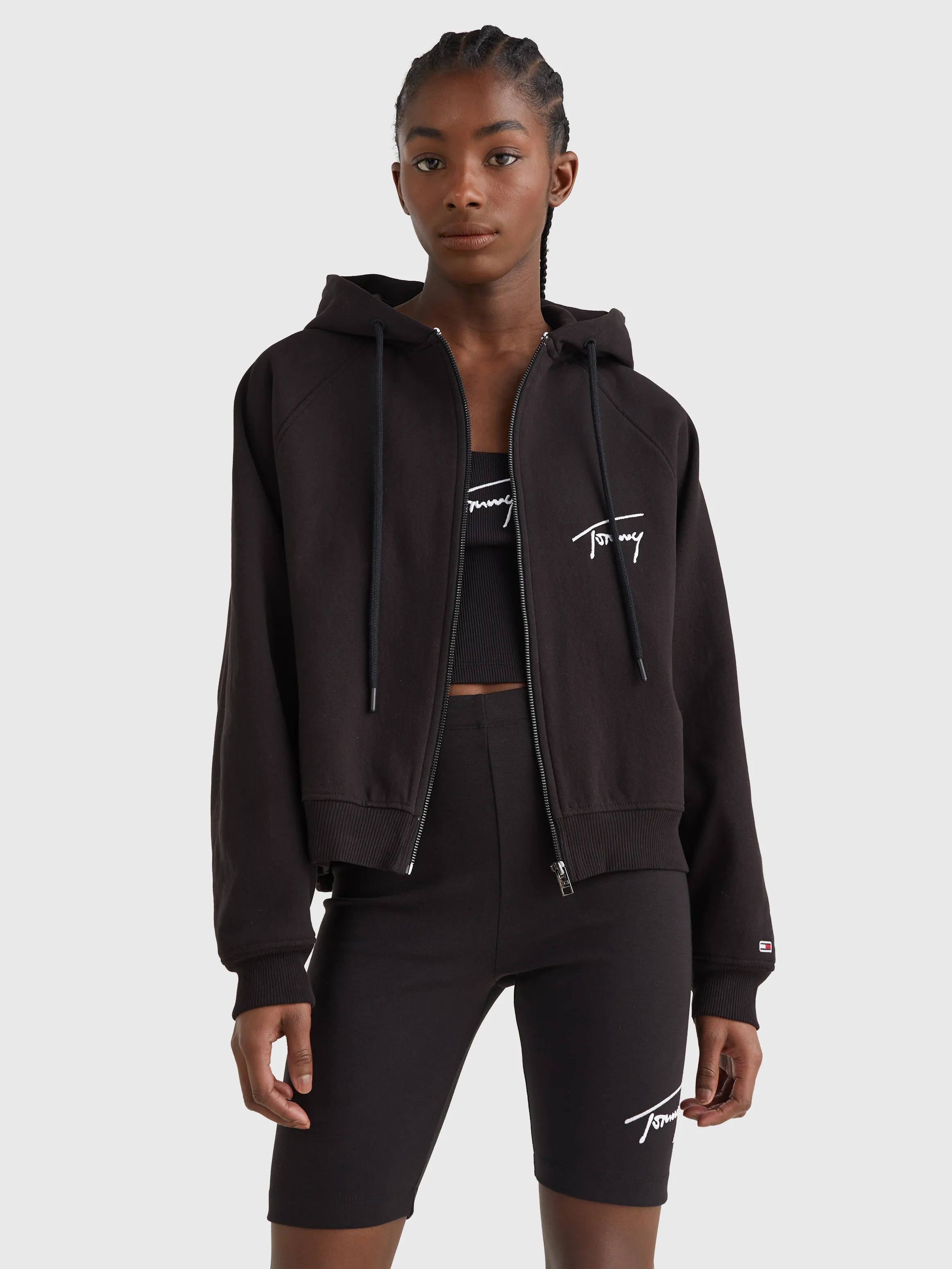 Boxy Zip-Thru Hoodie | Sweatshirts & Hoodies | Tommy Hilfiger