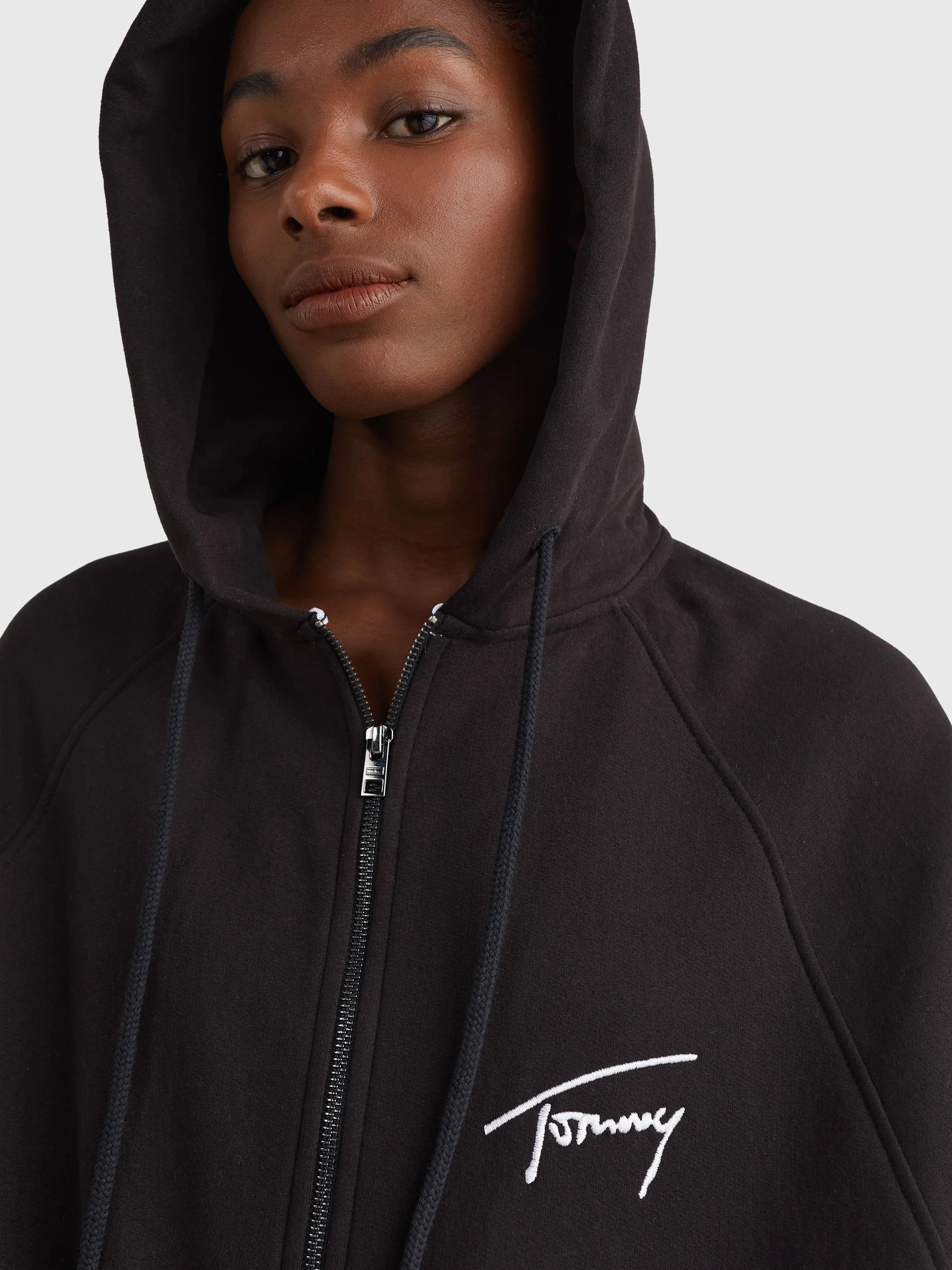 Boxy Zip-Thru Hoodie | Sweatshirts & Hoodies | Tommy Hilfiger