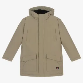 Boys Khaki Green Coat