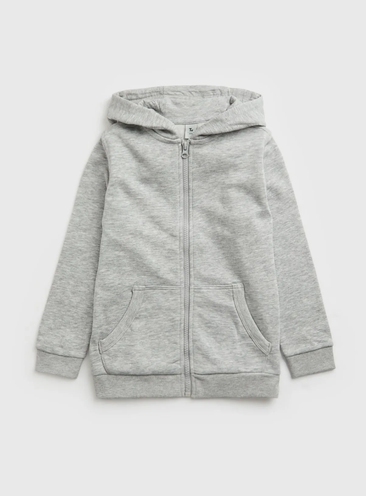 Buy Grey Zip Through Hoodie 6 years | Jumpers and hoodies | Tu