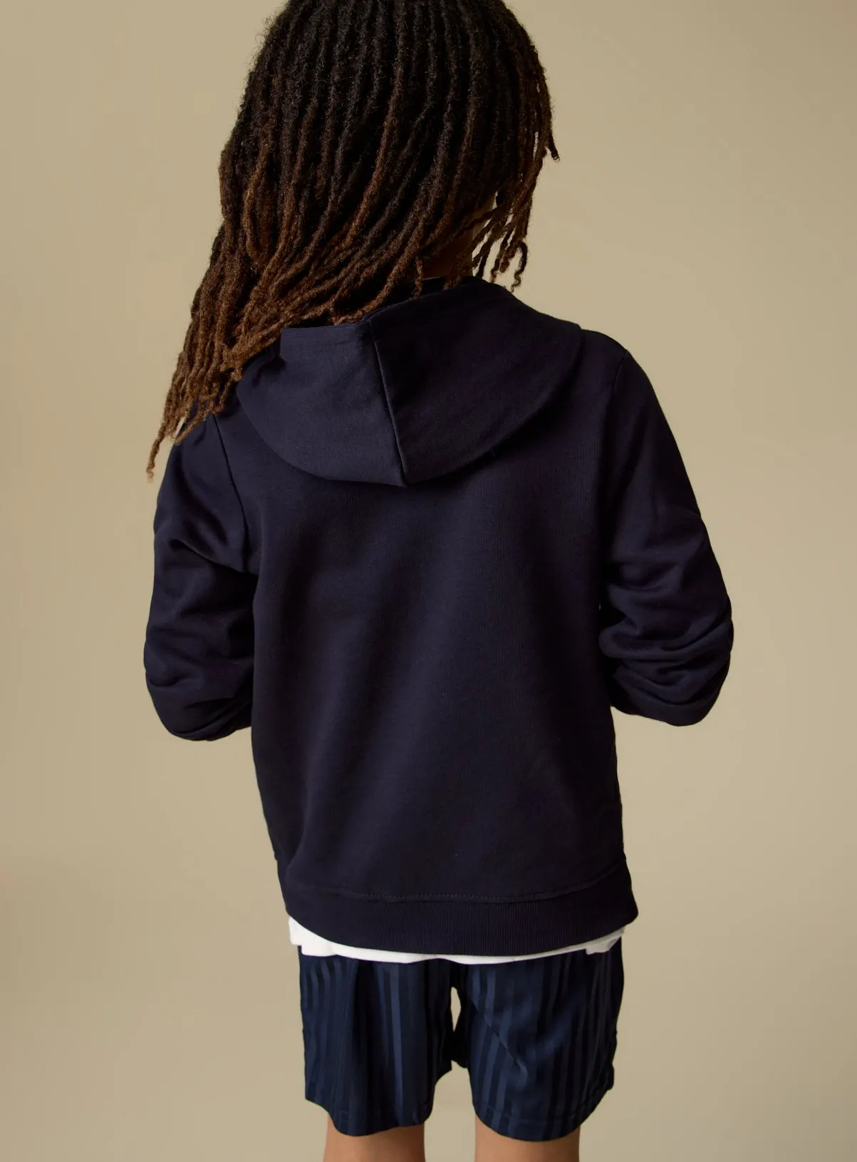 Buy Navy Zip-Through Hoodie 14 years | Jumpers and hoodies | Tu