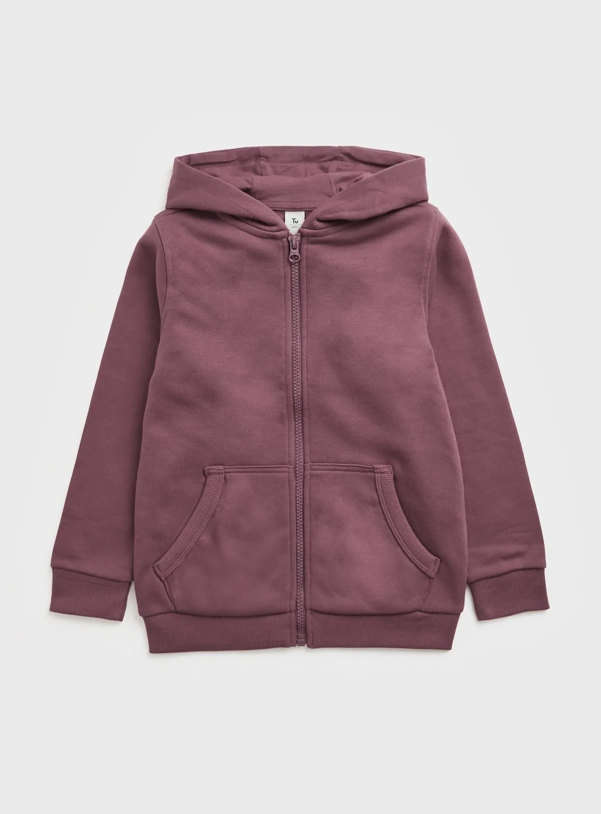 Buy Purple Zip Through Hoodie 6 years | Jumpers and hoodies | Tu