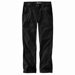 Carhartt Men's Rugged Flex Relaxed Fit Canvas Work Pant in Black