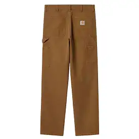 CARHARTT WIP Double Knee Pant Deep Hamilton Brown Aged Canvas