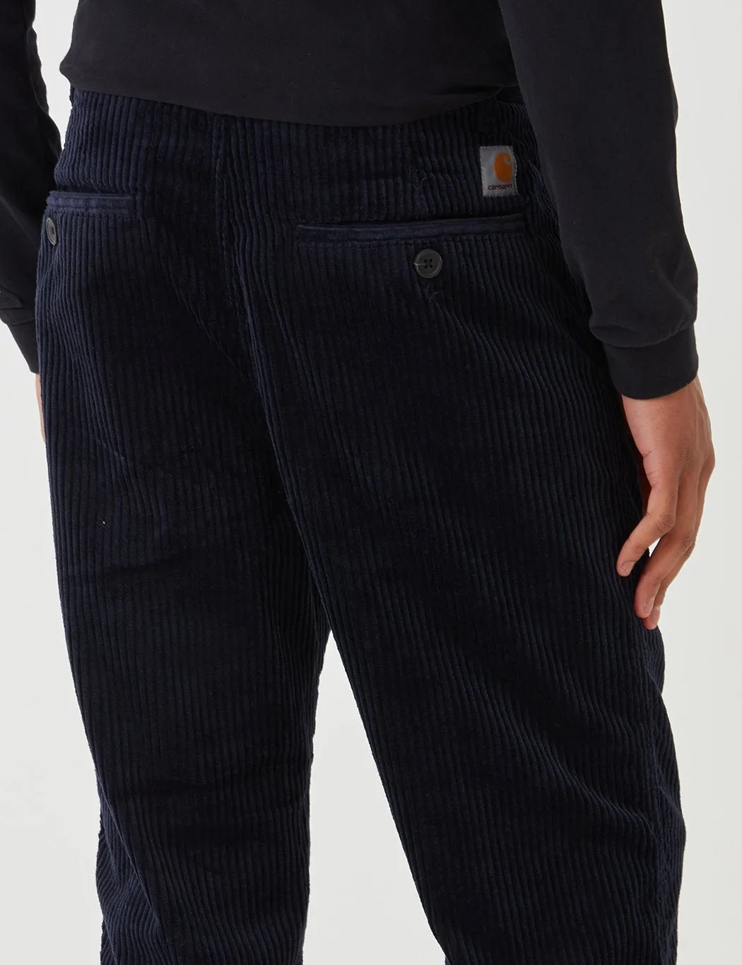 Carhartt-WIP Menson Pant (Corduroy) - Dark Navy Blue