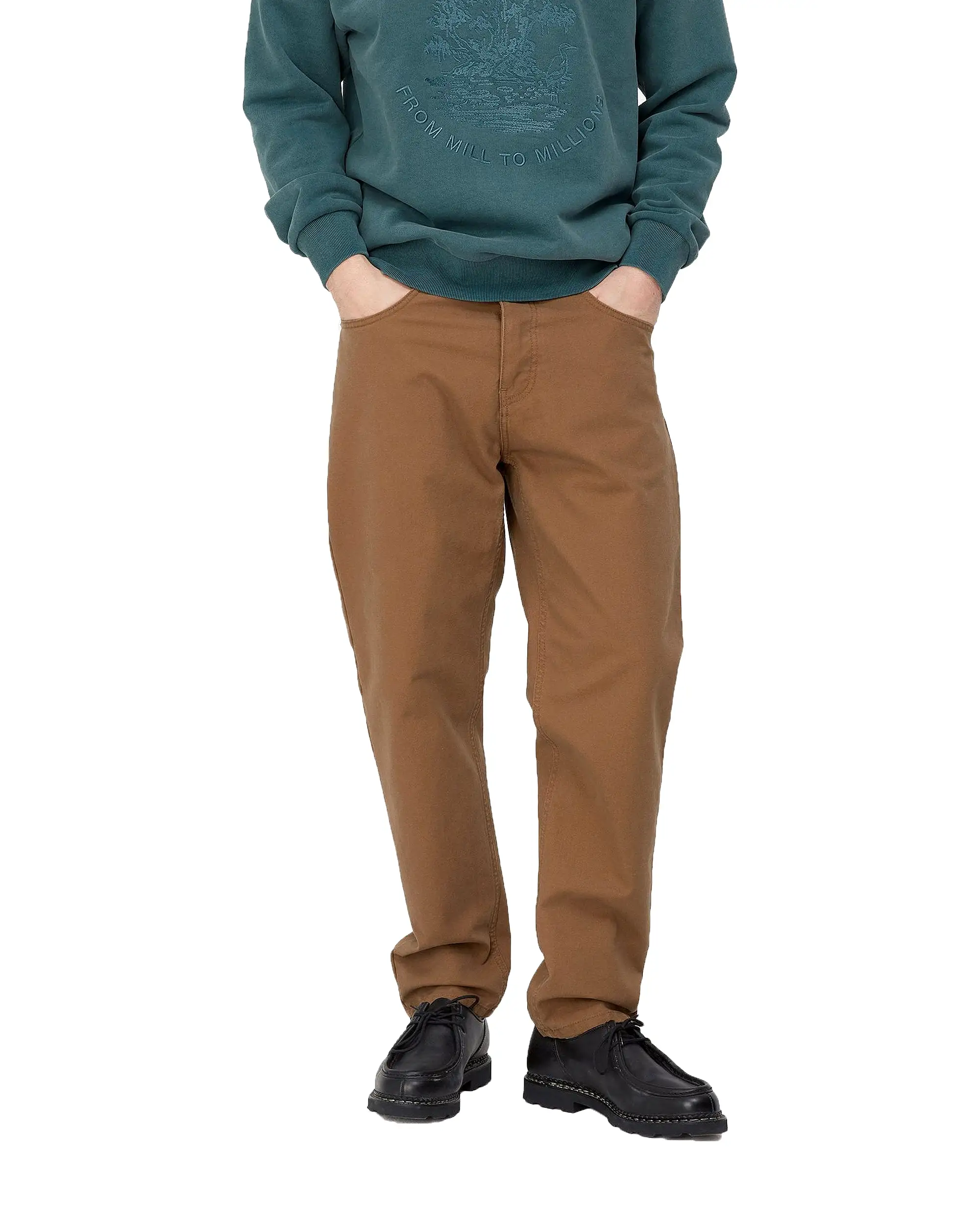 Carhartt Wip Newel Pant Hamilton Brown