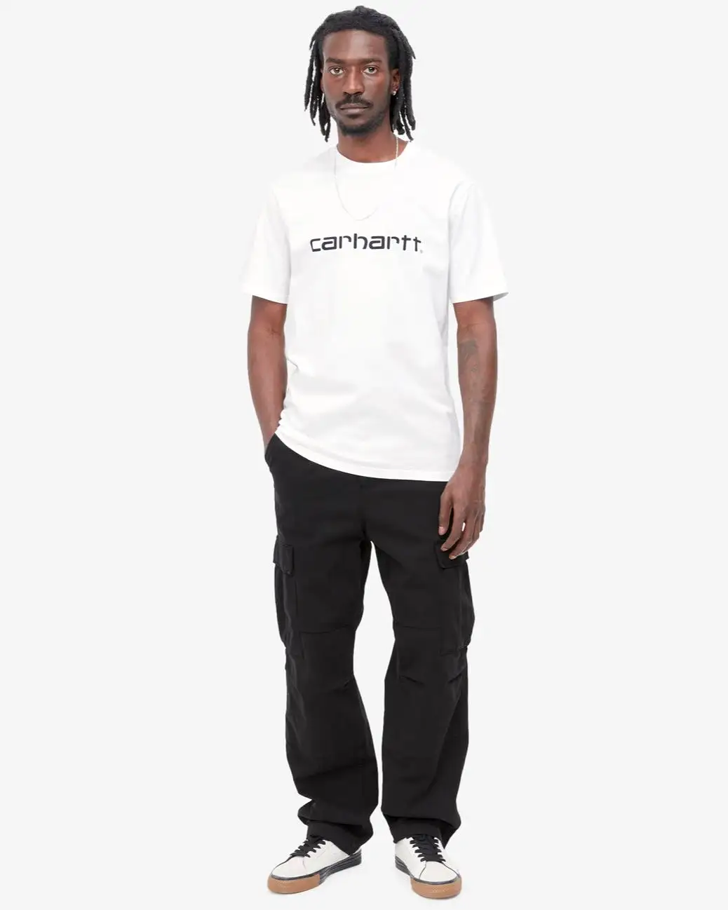 CARHARTT WIP Regular Cargo Pant Black Garment Dyed