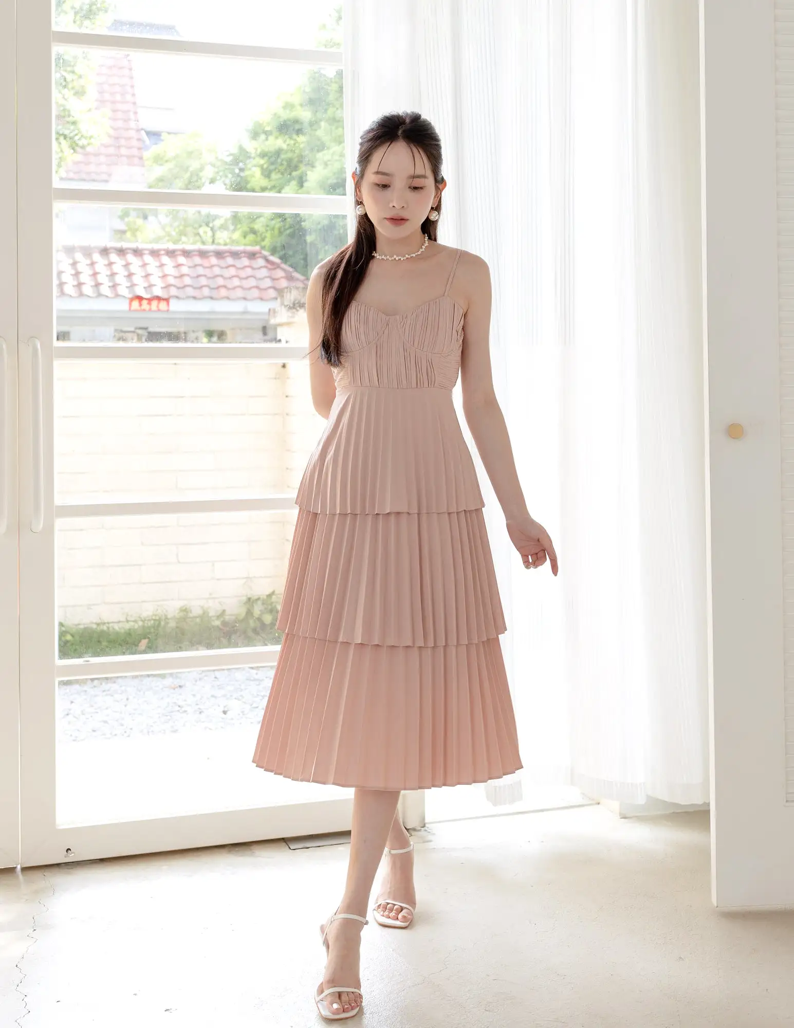 Celine Dress in Dusty Pink