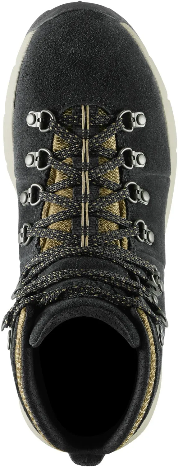 Danner Womens Mountain 600 4.5in Black/Khaki Suede Hiking Boots