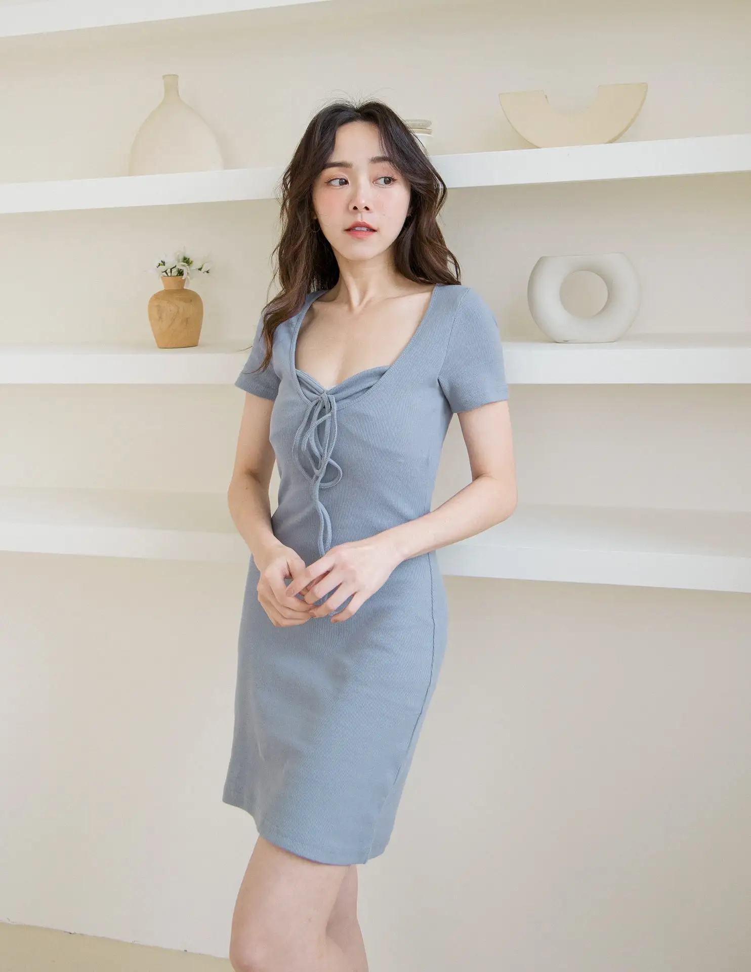 Denise Dress in Blue