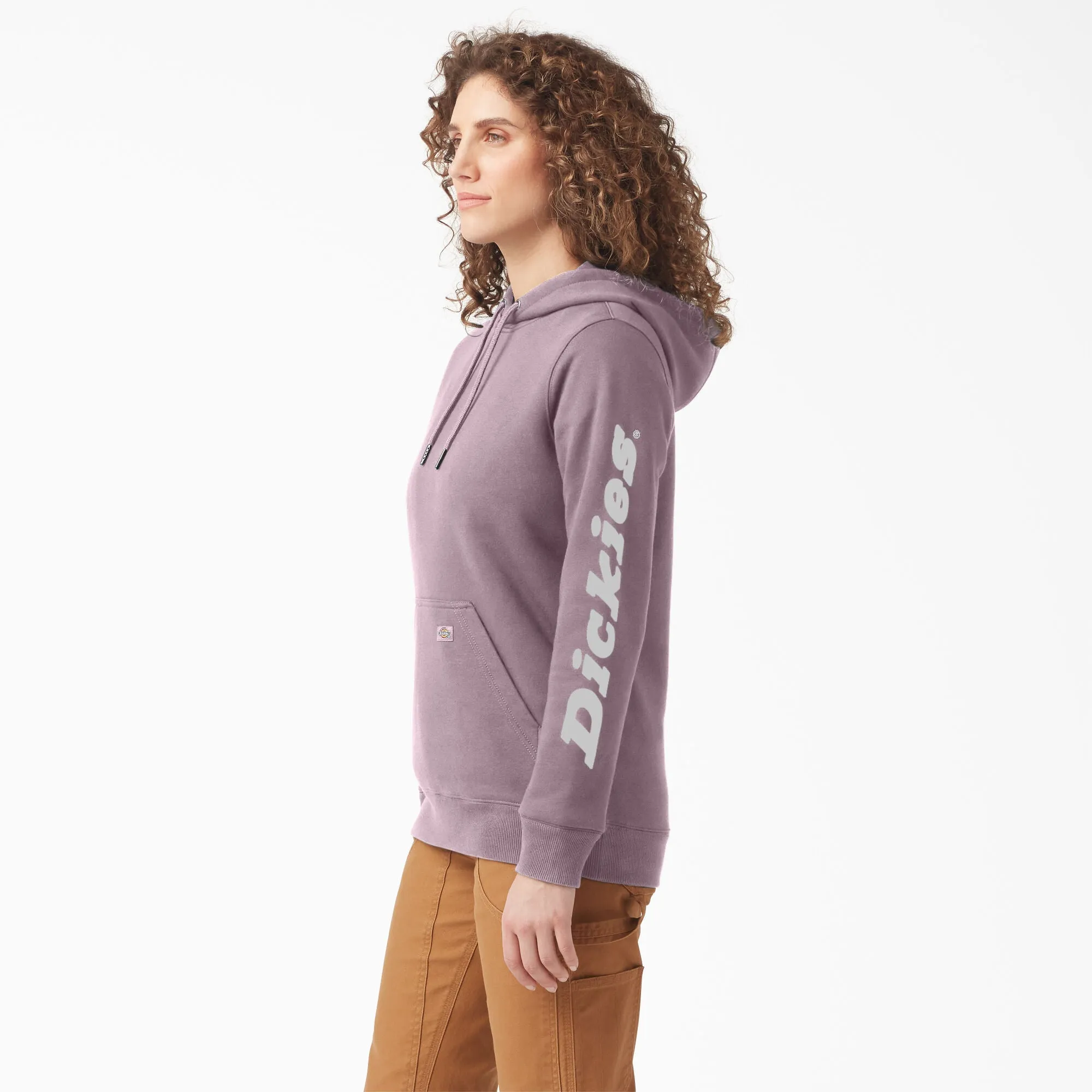 Dickies Women's Heavyweight Logo Sleeve Hoodie