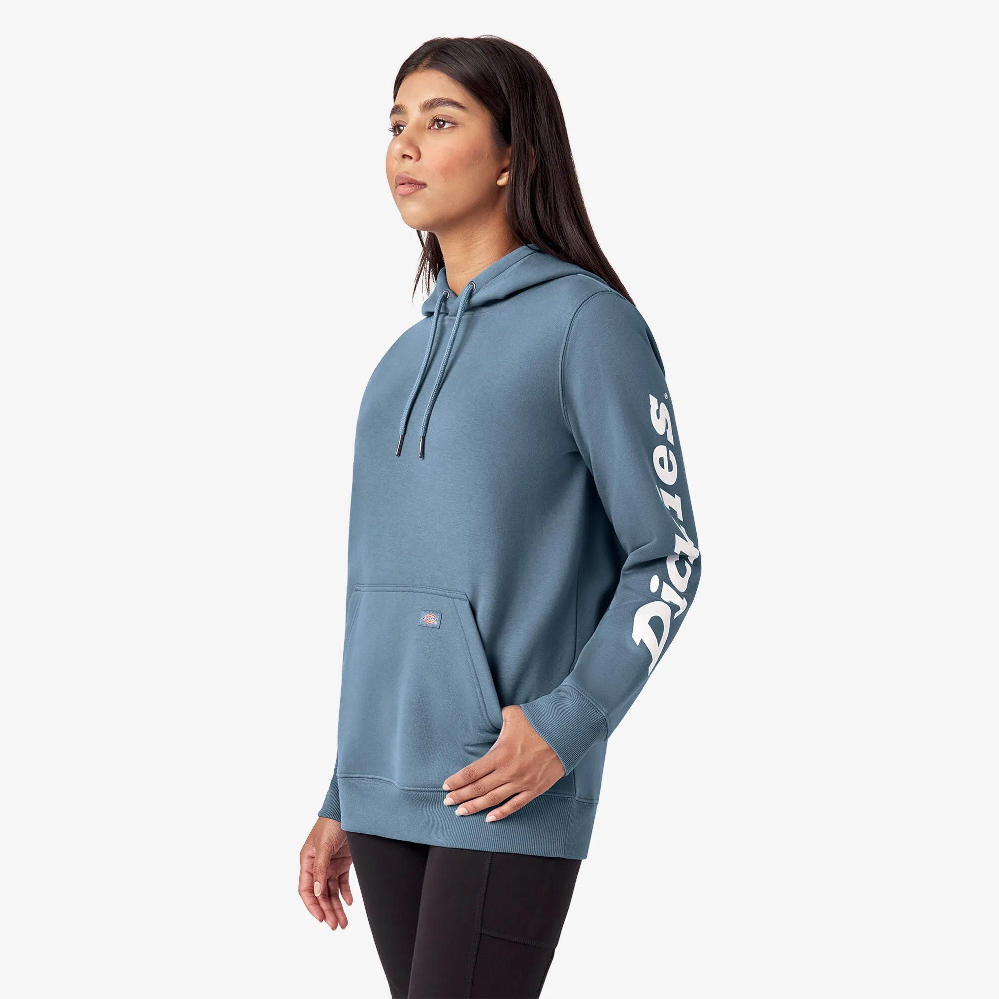 Dickies Women's Heavyweight Logo Sleeve Hoodie