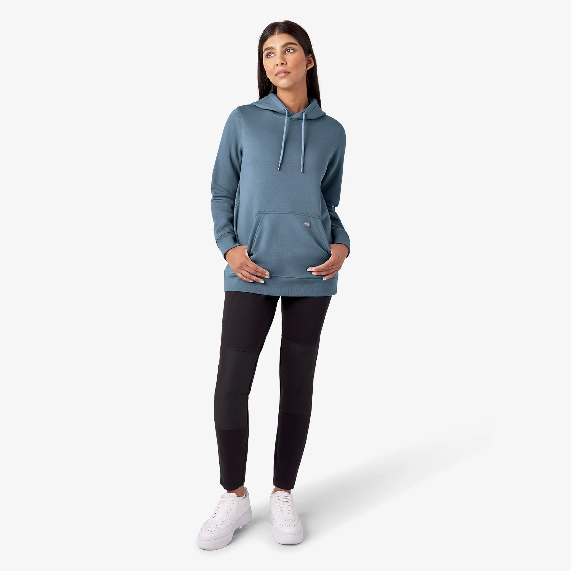 Dickies Women's Heavyweight Logo Sleeve Hoodie