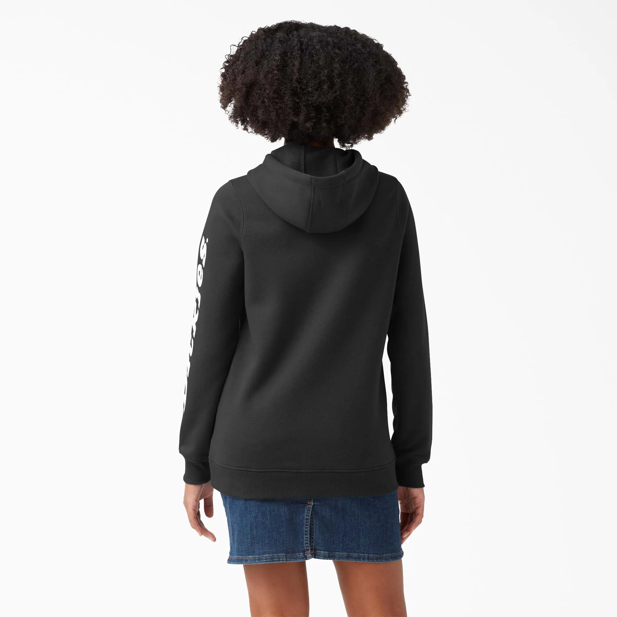 Dickies Women's Heavyweight Logo Sleeve Hoodie