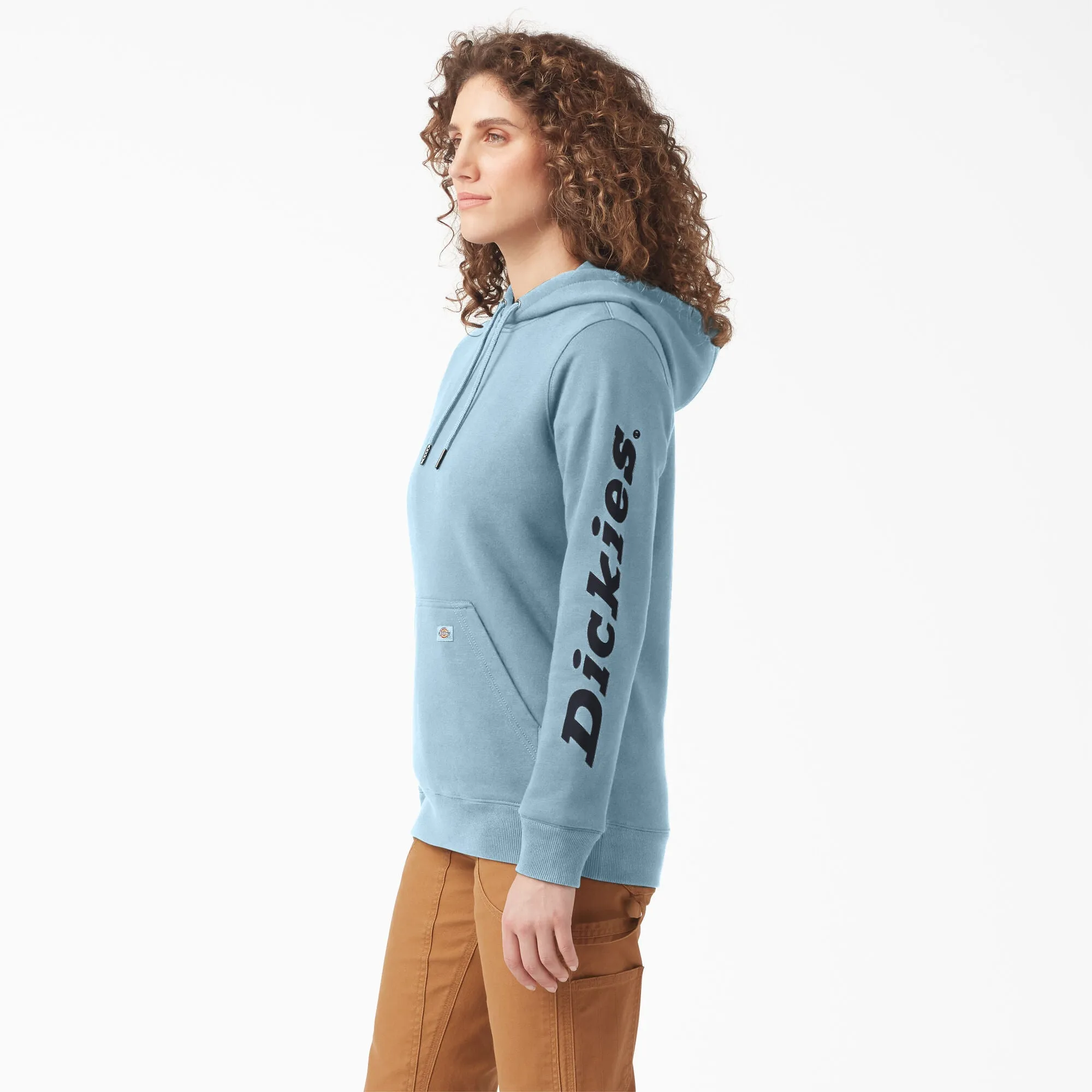 Dickies Women's Heavyweight Logo Sleeve Hoodie