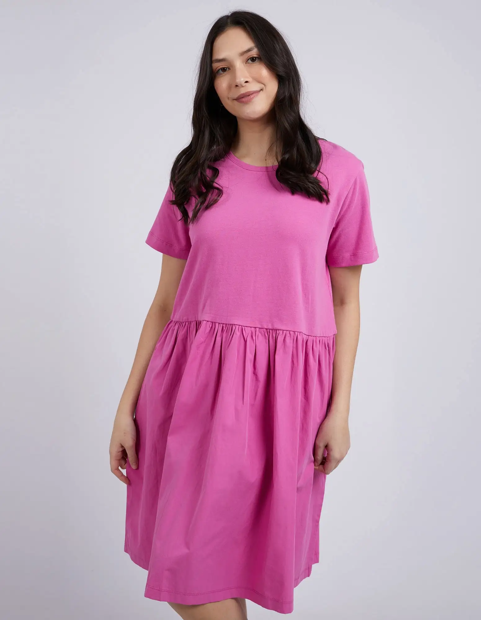 Elm Nahla Dress - Super Pink