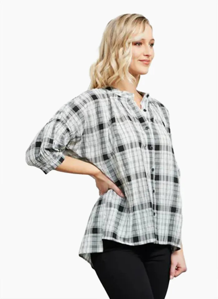 Et Alia Imogen Shirt - Black/White