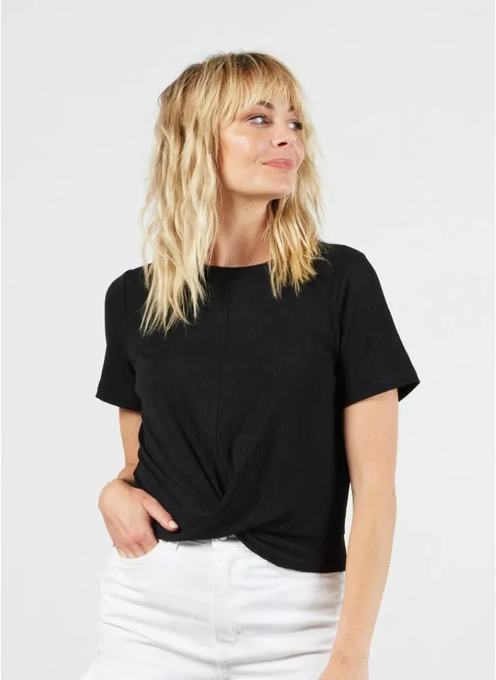 Et alia Twist Rib Tee