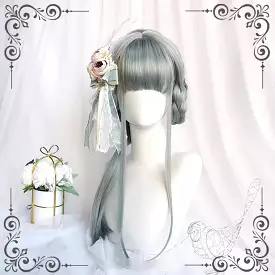 FAIRY MINT LIGHT GREEN LONG STRAIGHT WIG BY90144