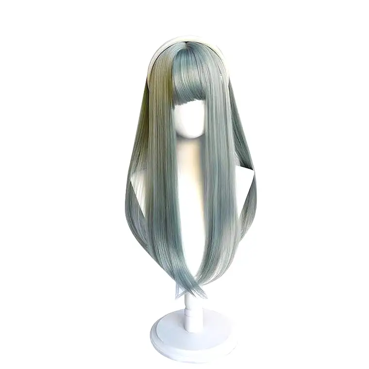 FAIRY MINT LIGHT GREEN LONG STRAIGHT WIG BY90144