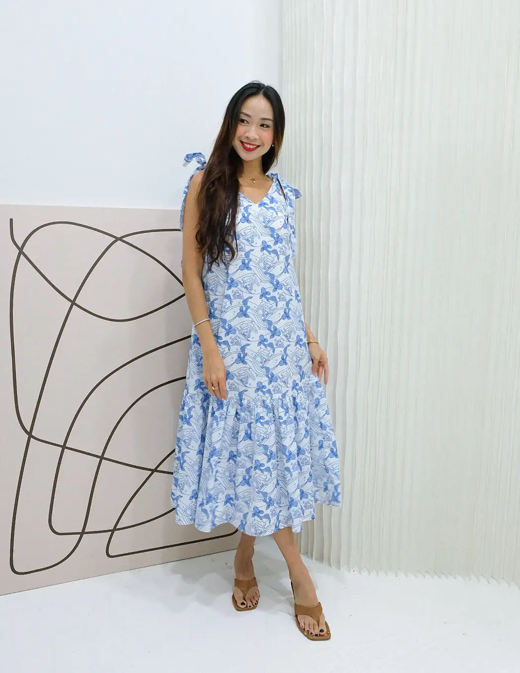 Fei Dress in Koi