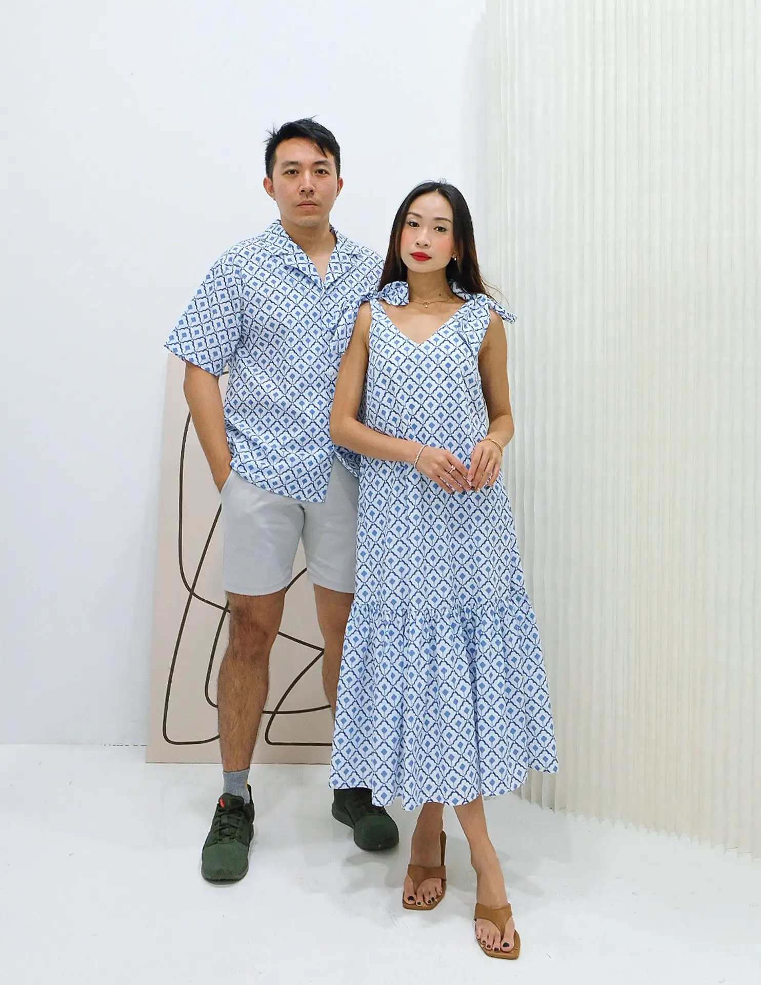 Fei Dress in Porcelain Tiles