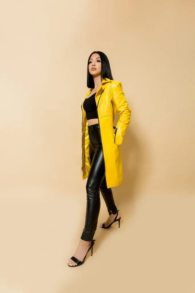 Ferrari Yellow Coat Dress