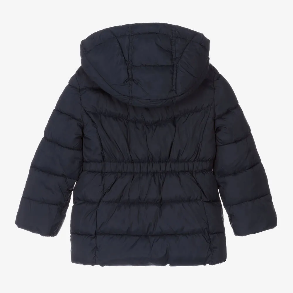 Girls Blue Puffer Coat