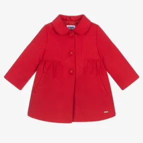 Girls Red Traditional Coat