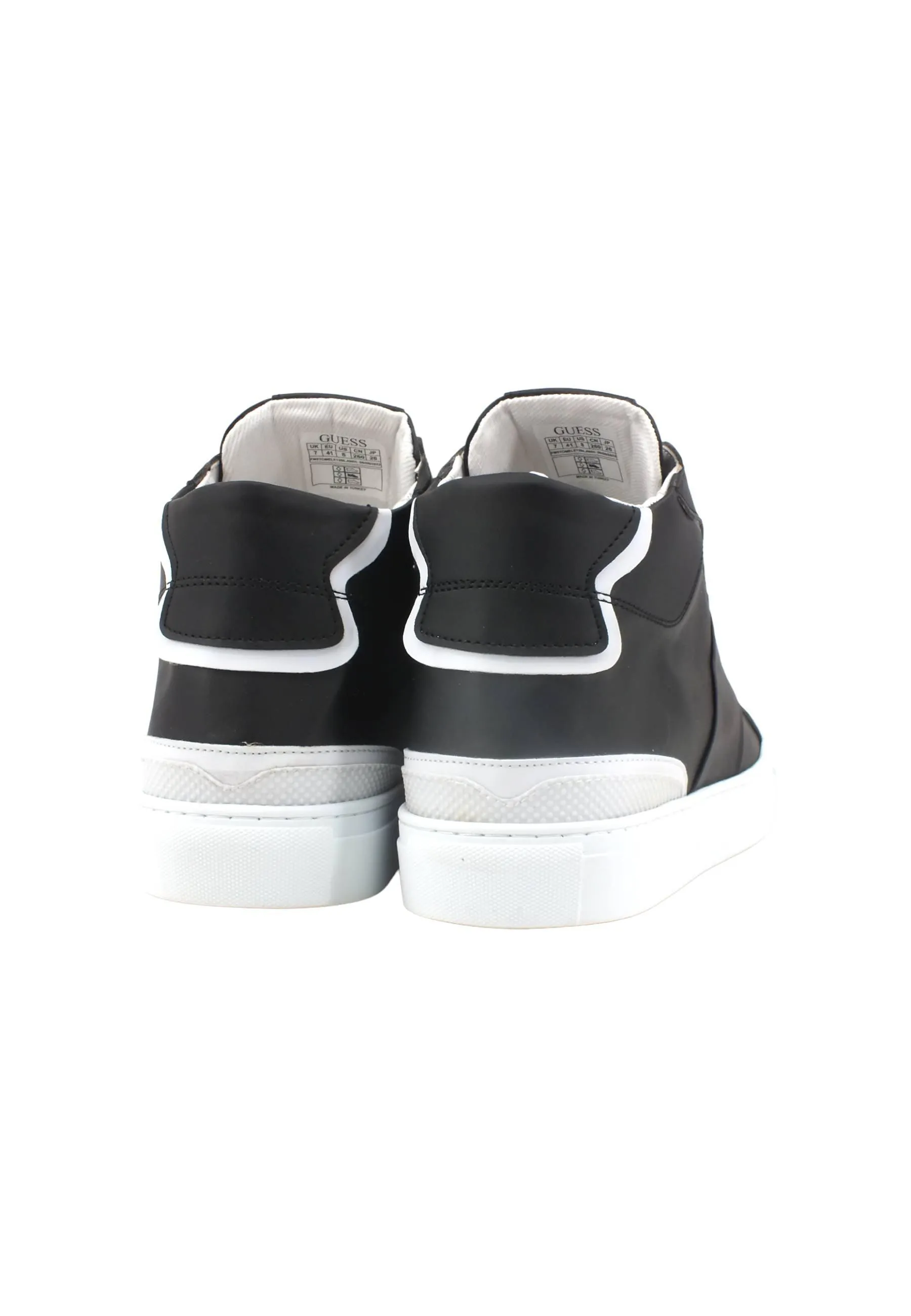 GUESS Sneaker Hi Uomo Black White FM5TOMELE12