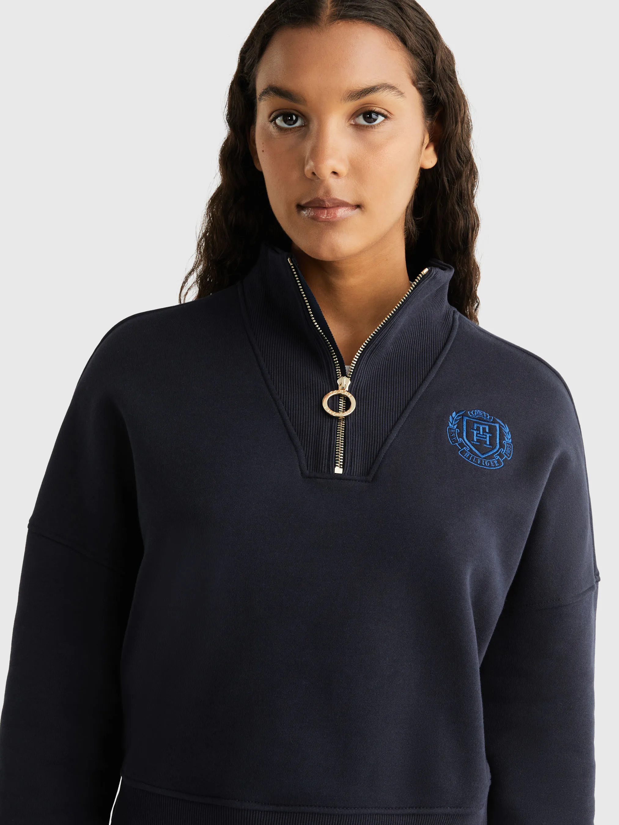 Half-Zip Relaxed Fit Sweatshirt | Sweatshirts & Hoodies | Tommy Hilfiger