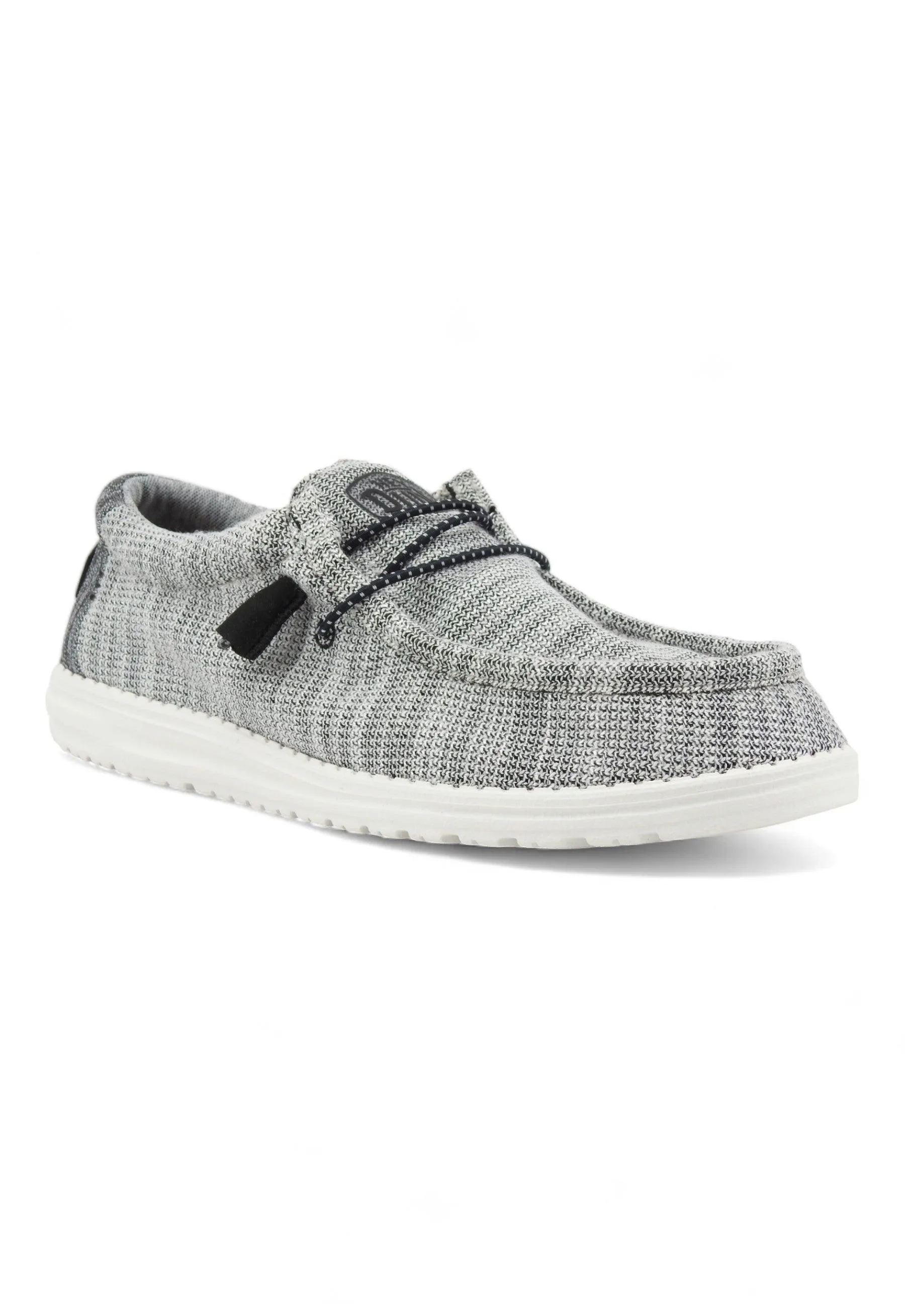 HEY DUDE Wally Stretch Sneaker Vela Uomo Yin Yang Grigio 40025-1JG