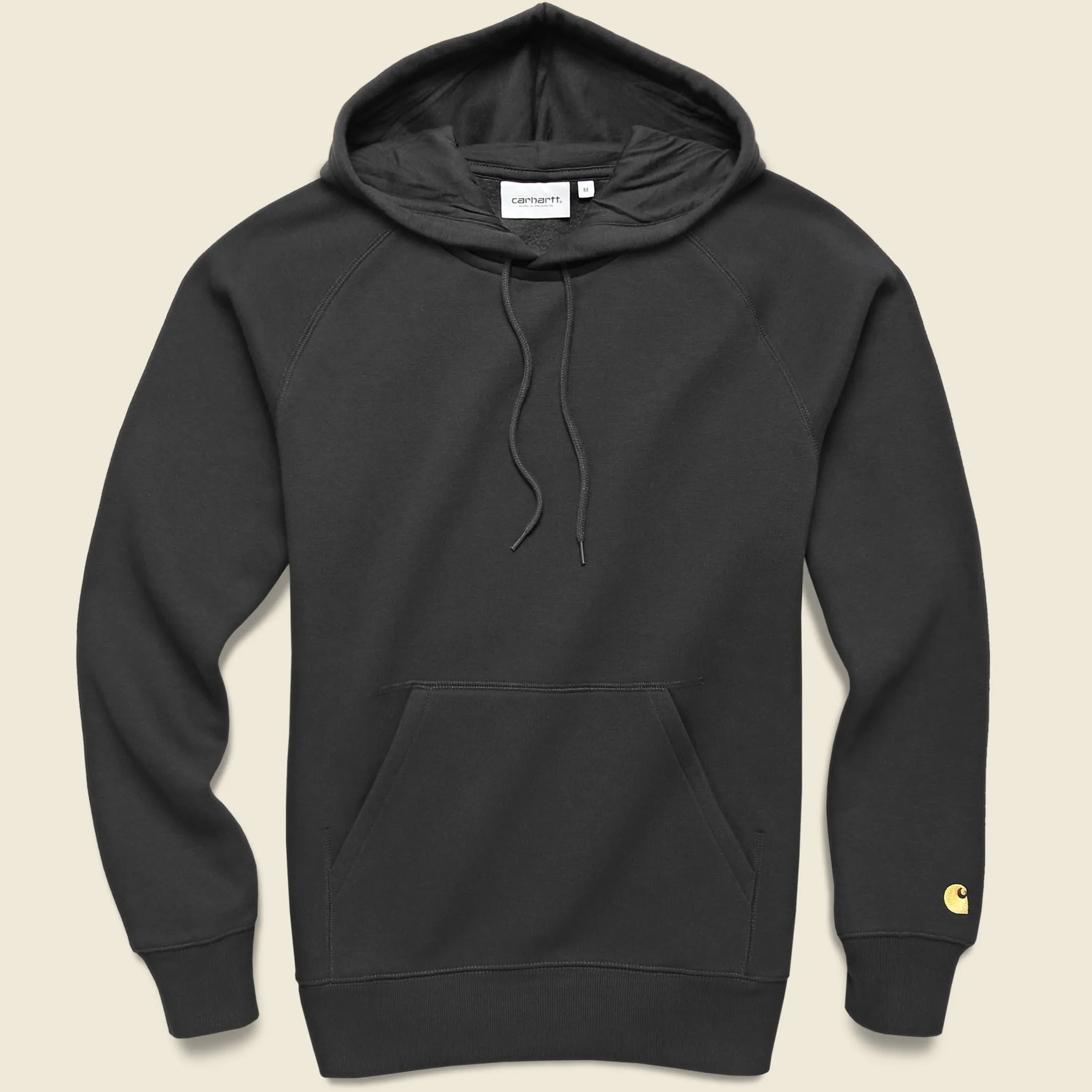 Hooded Chase Sweatshirt - Black/Gold