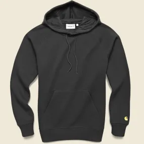 Hooded Chase Sweatshirt - Black/Gold