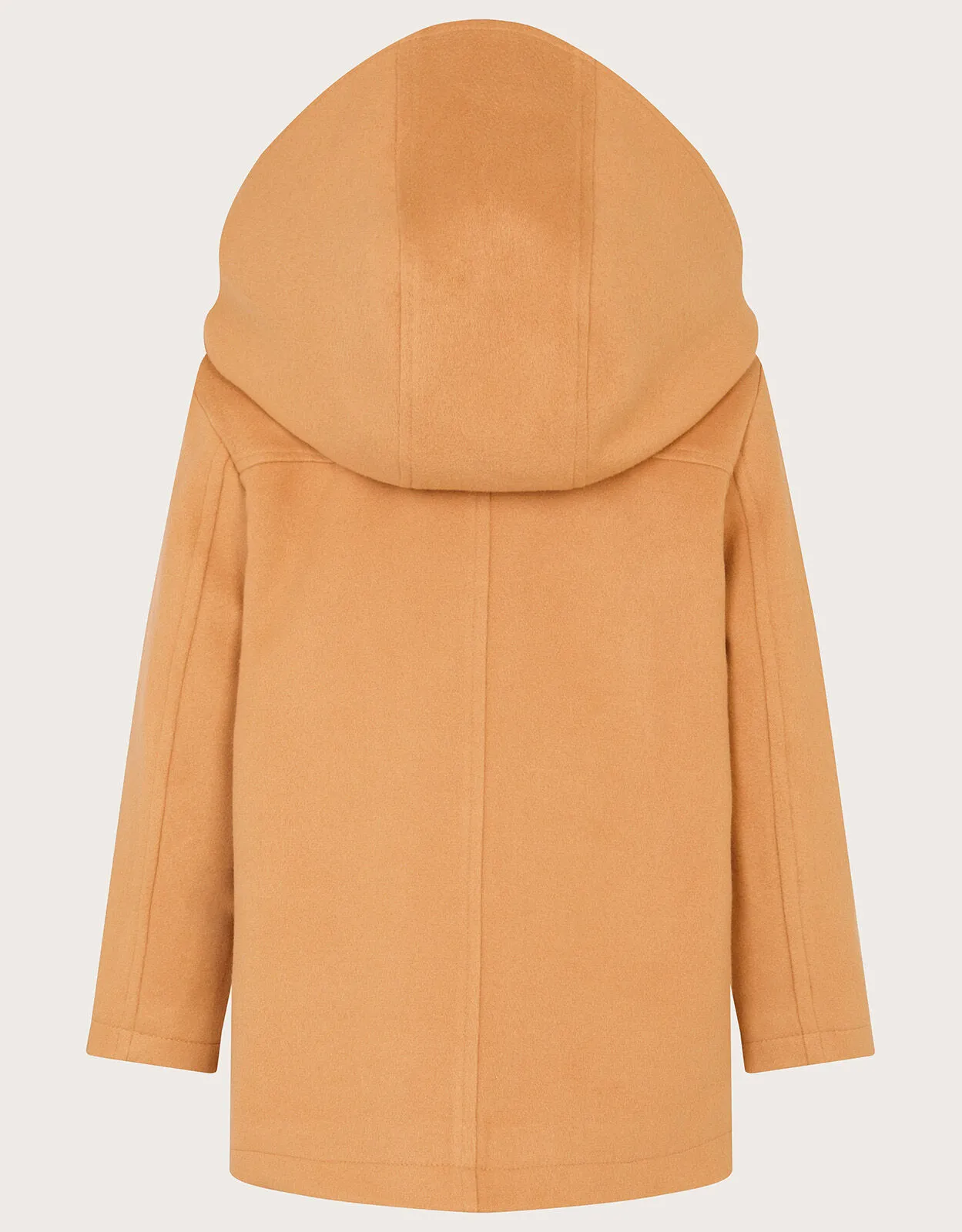 Hooded Duffle Coat Camel