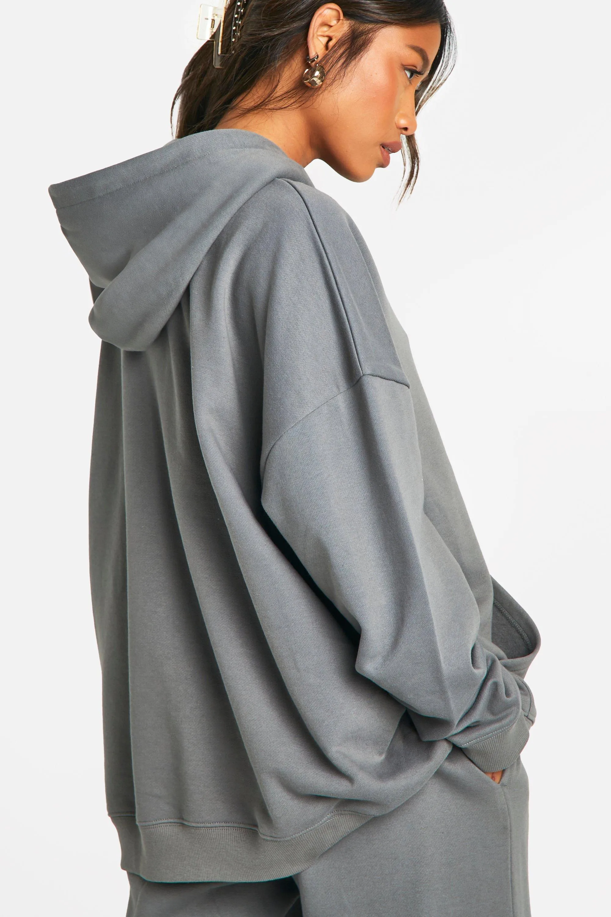 Hoodies & Sweatshirts | Dsgn Studio Embroidered Oversized Hoodie | boohoo