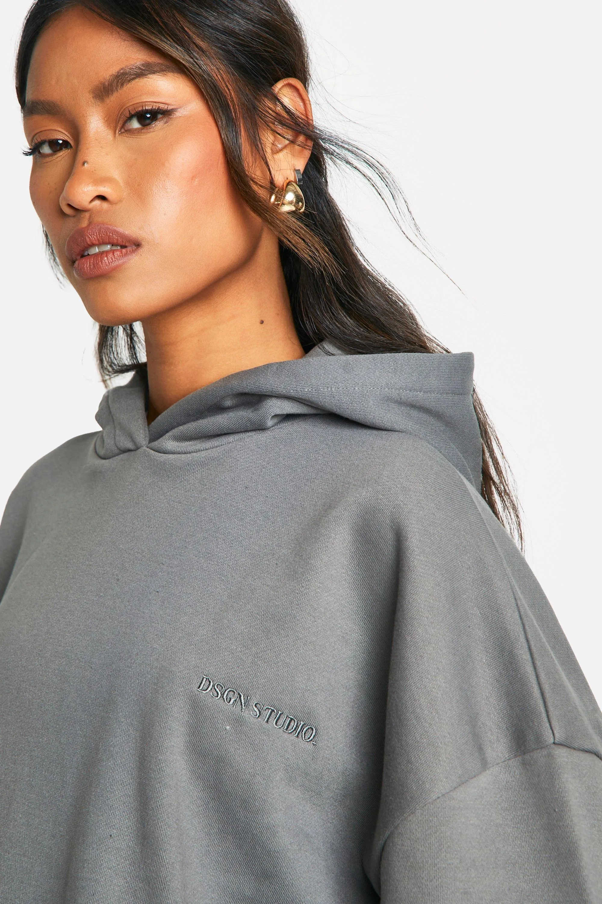 Hoodies & Sweatshirts | Dsgn Studio Embroidered Oversized Hoodie | boohoo