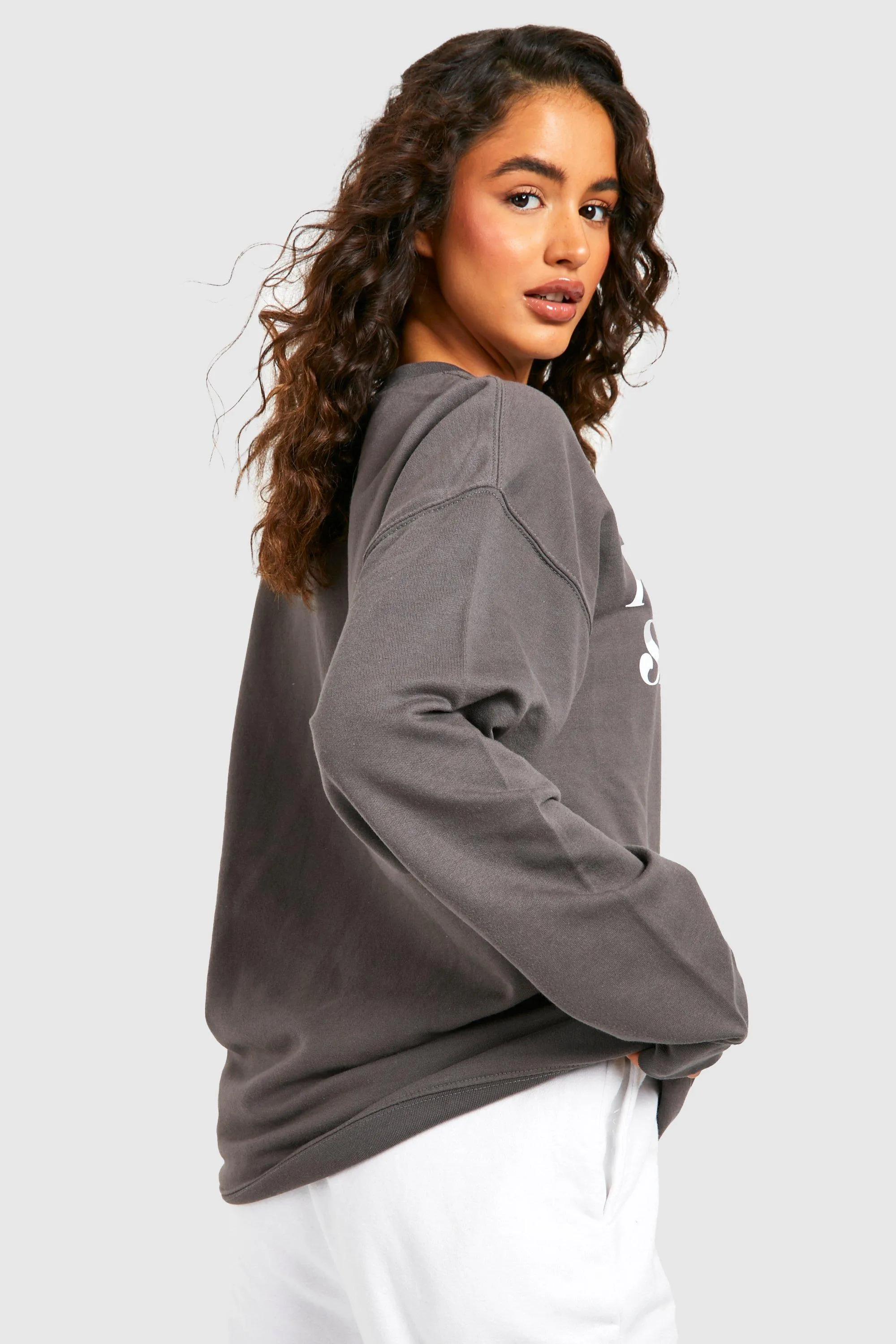 Hoodies & Sweatshirts | Freezin' Season Slogan Christmas Sweater | boohoo