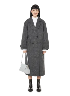 In the mood for love  Wool-blend coat - Grey