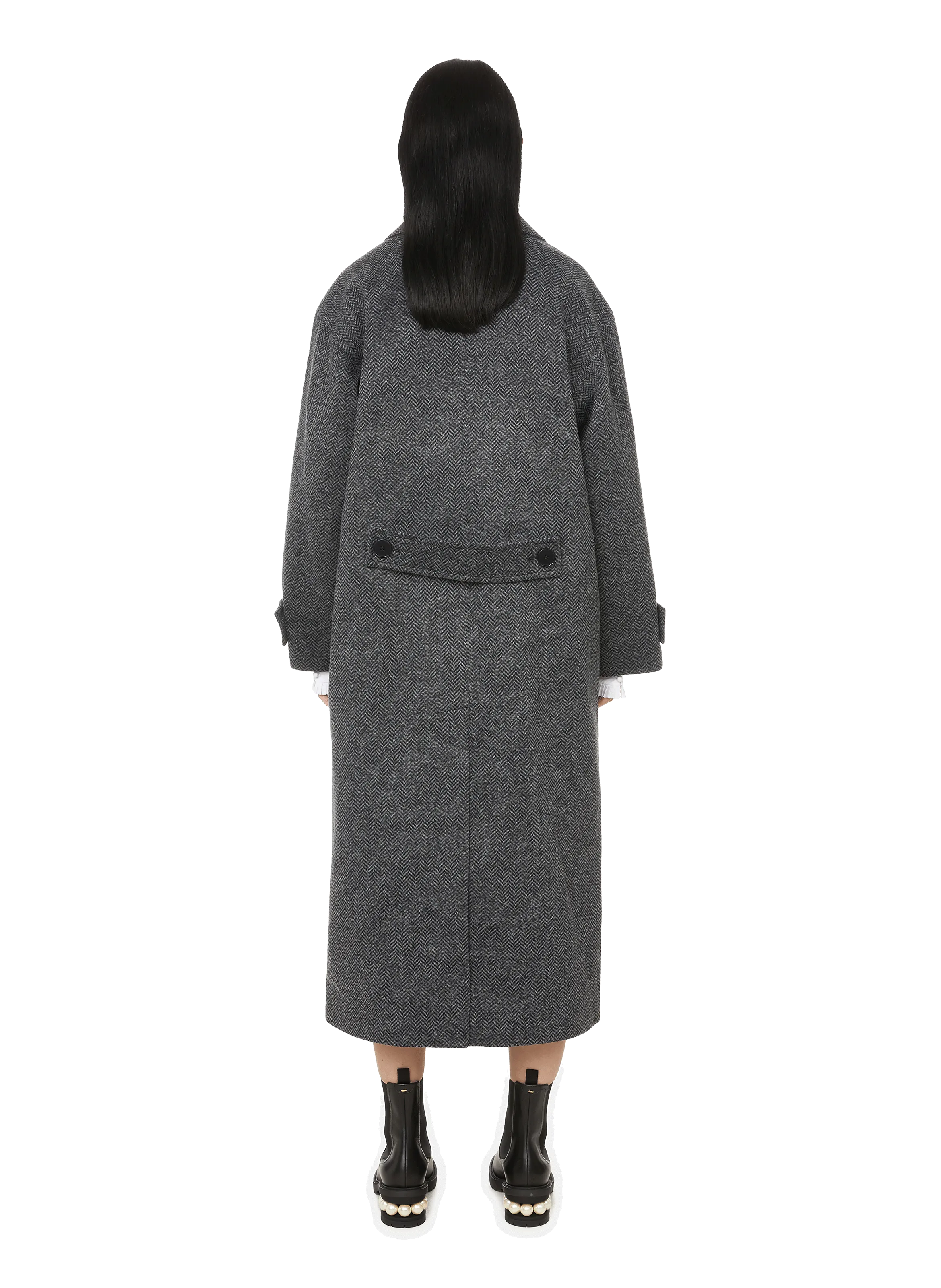 In the mood for love  Wool-blend coat - Grey