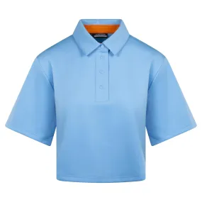 J Lindeberg Iris Cropped Top Little Boy Blue