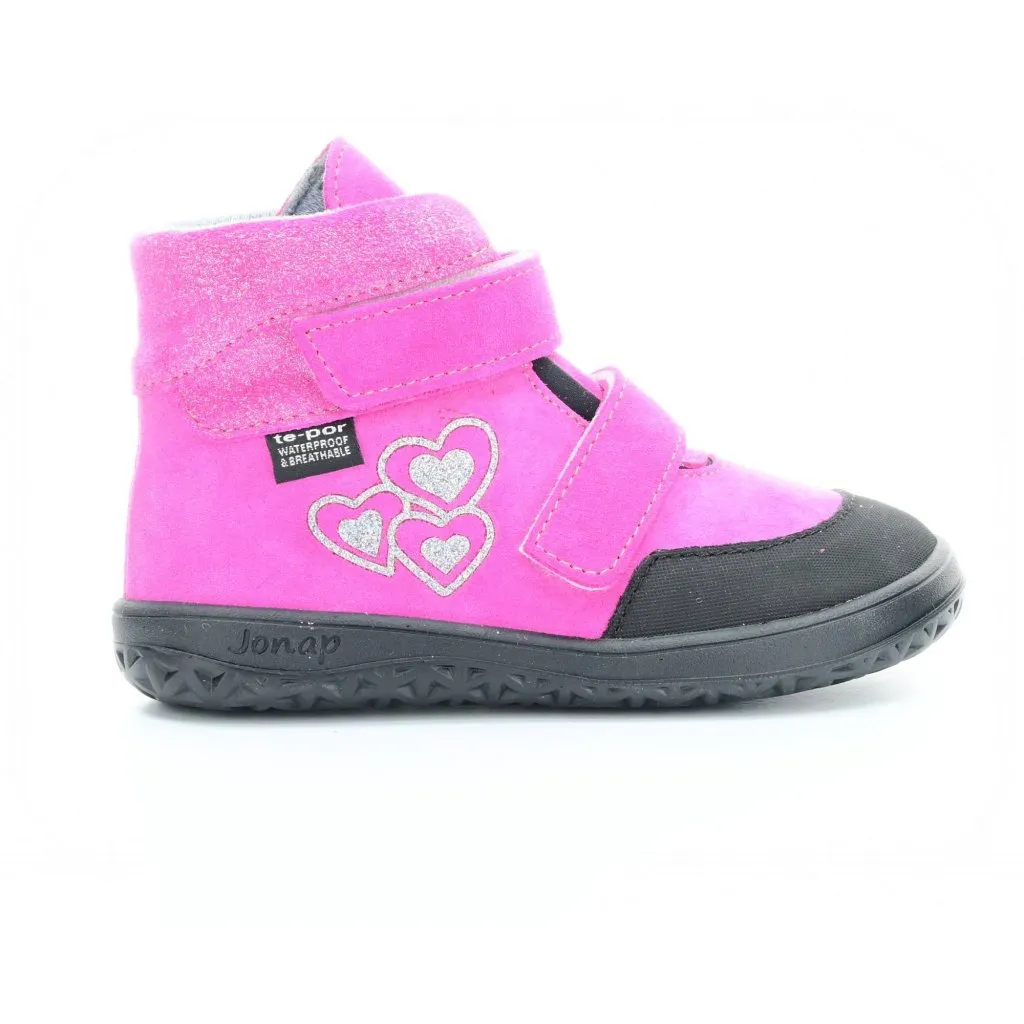 Jonap Jerry pink devon heart slim barefoot shoes